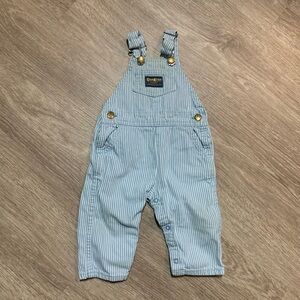 Vintage pinstripe Oshkosh overalls